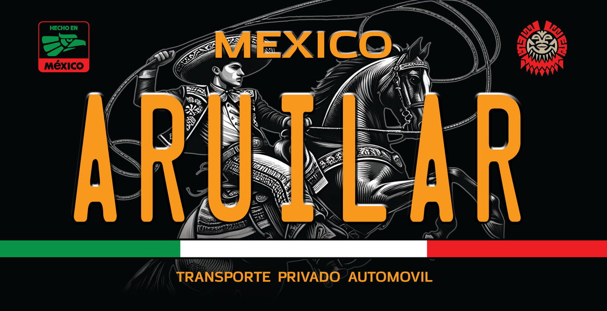 Aguilar Last Name Plate
