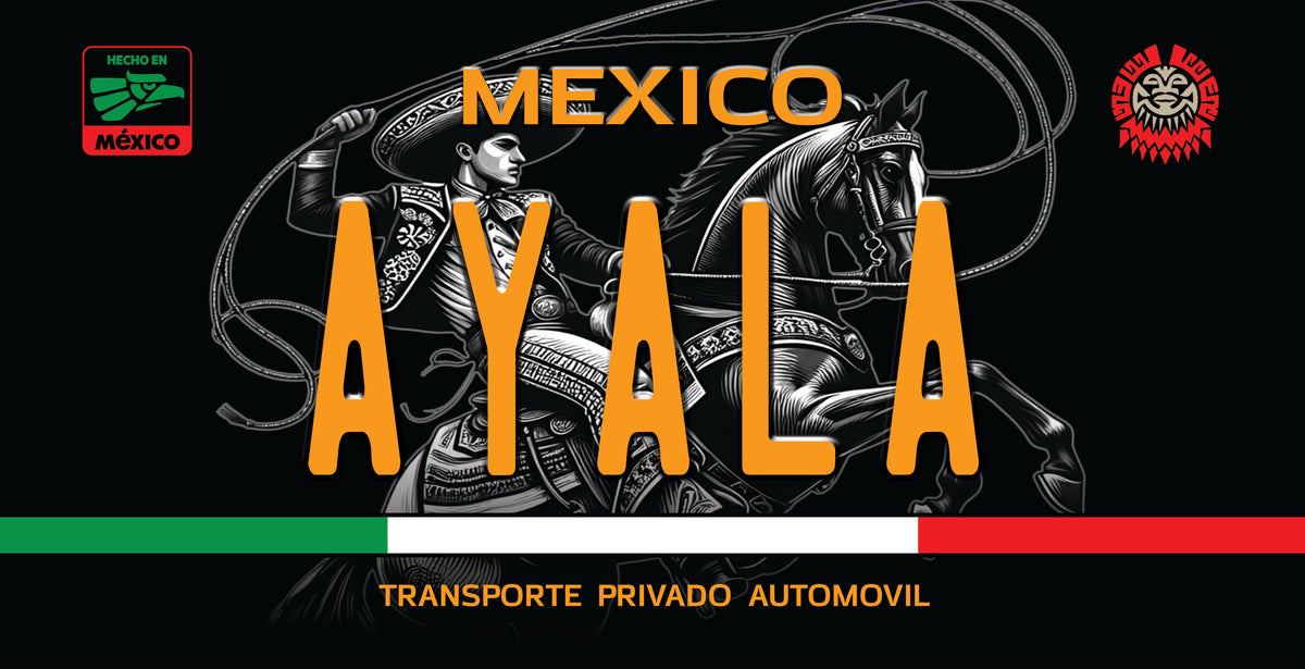 Ayala Last Name Plate