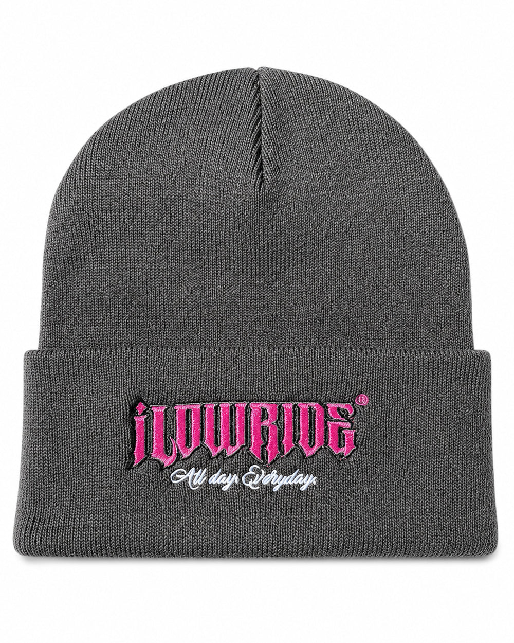 Lowride Pink Script Beanie