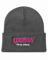 Lowride Pink Script Beanie
