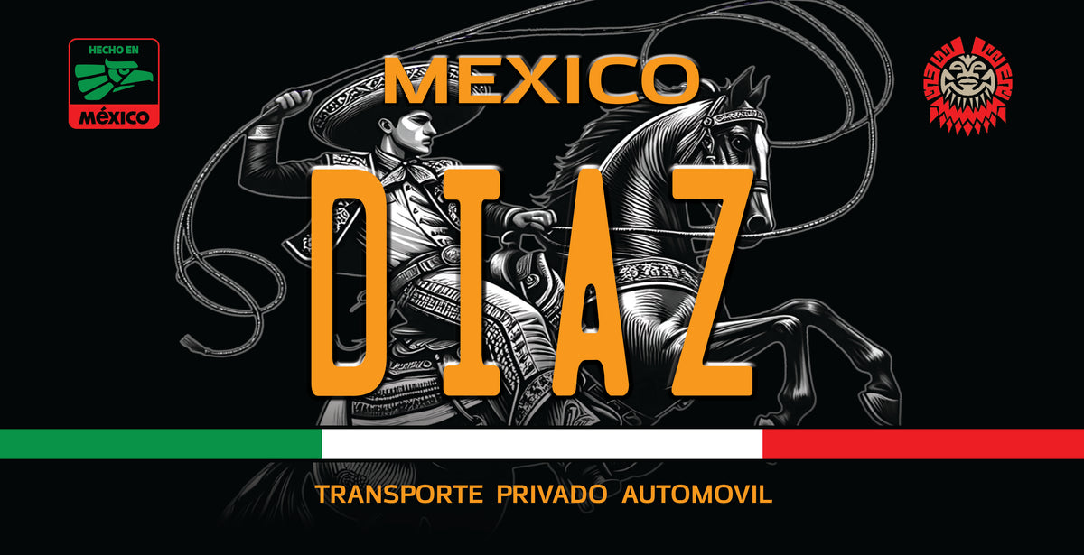 Diaz Last Name Plate