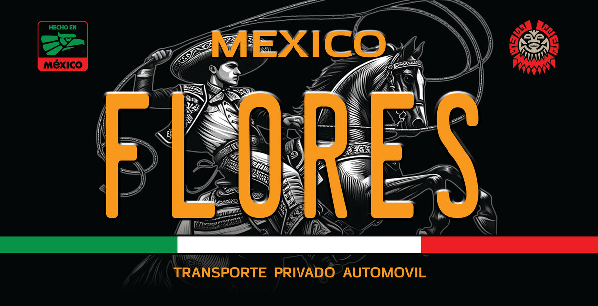 Flores Last Name Plate