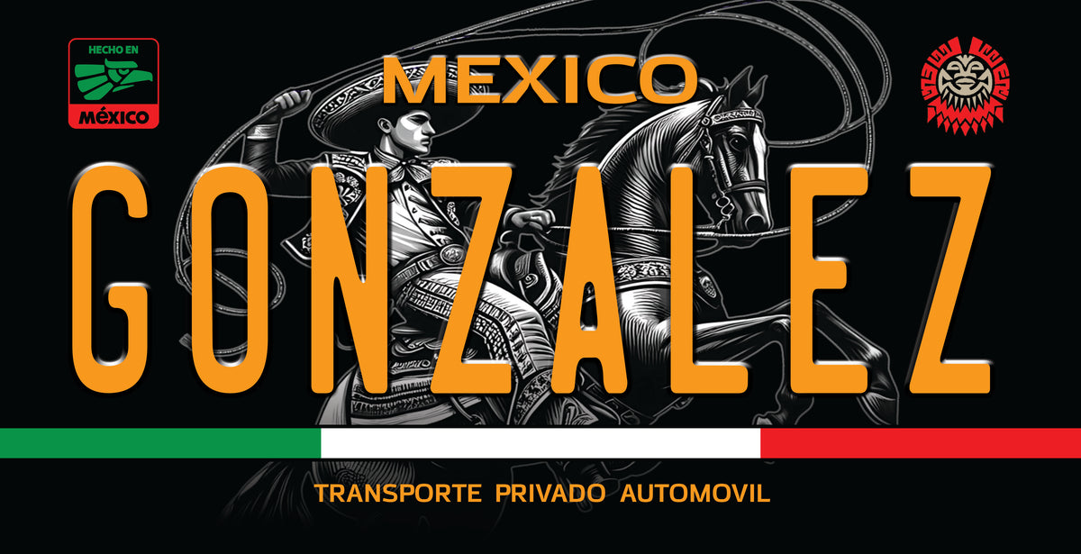 Gonzalez Last Name Plate