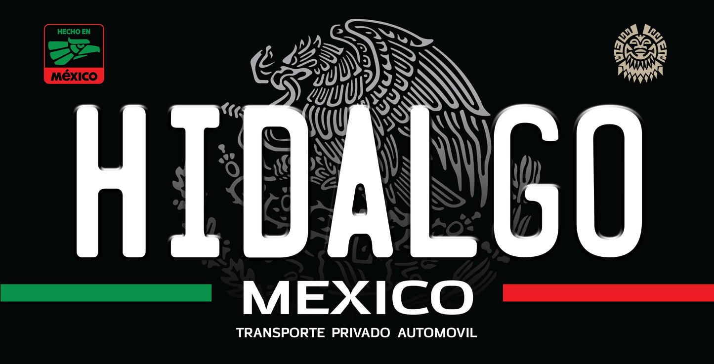Mexico State Novelty License Plate – 12" × 6" Aluminum