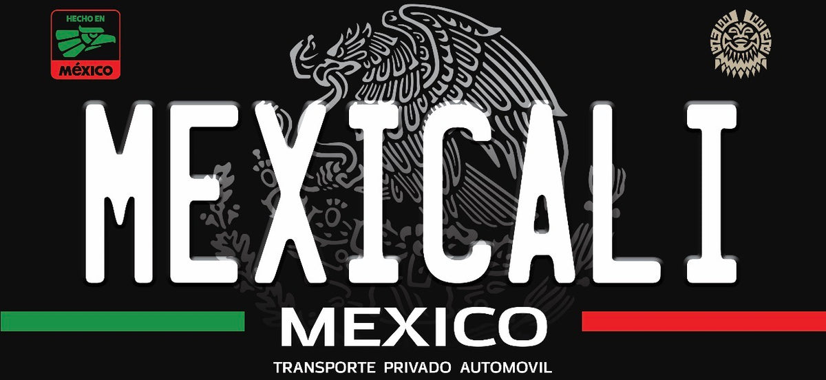 Mexico State Novelty License Plate – 12" × 6" Aluminum