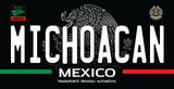 Mexican State License Plate
