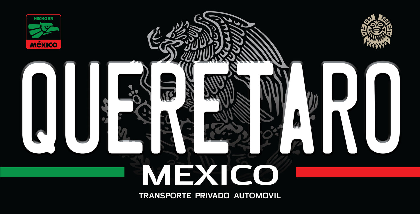 Mexican State License Plate