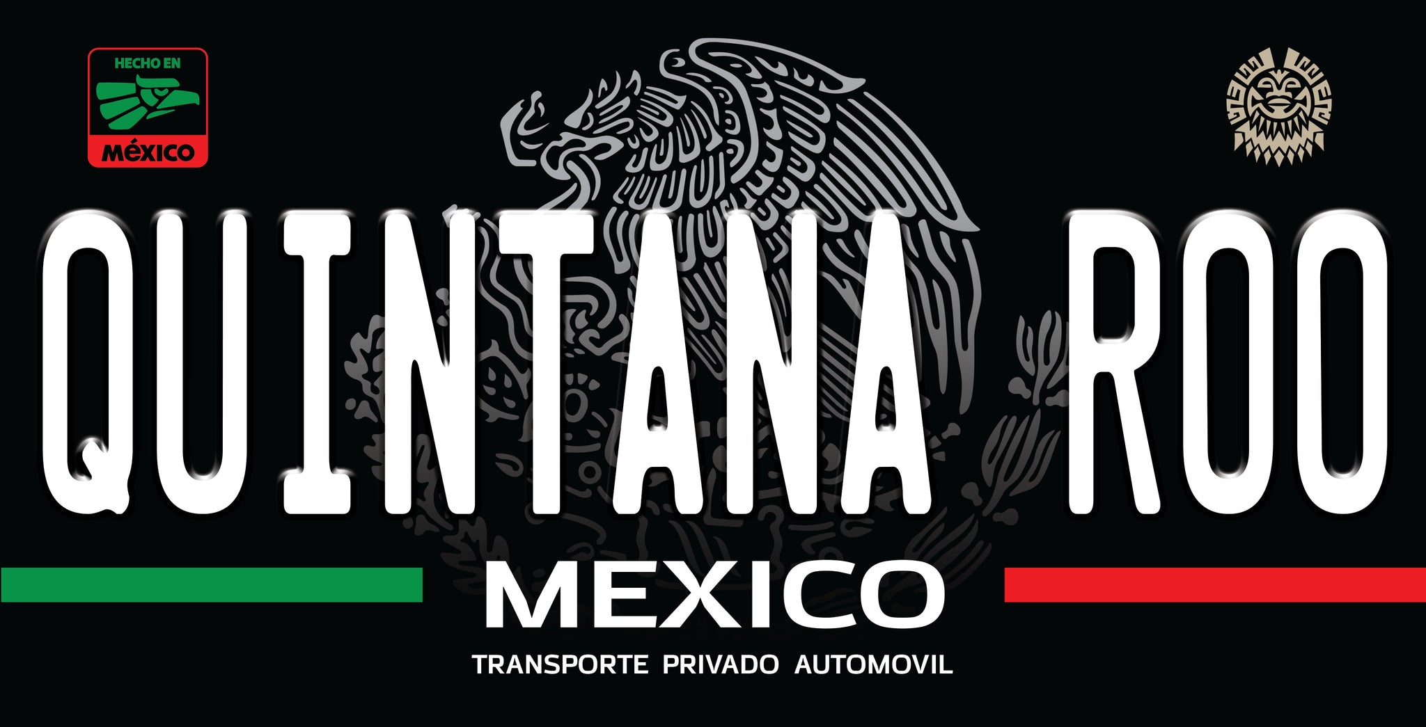 Mexican State License Plate