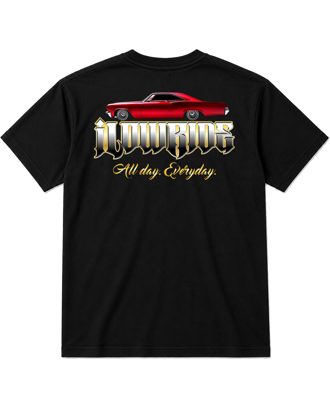 iLowRide Black Tee 1965 Impala