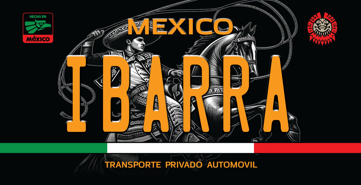 Ibarra Last Name Plate by iLowRide