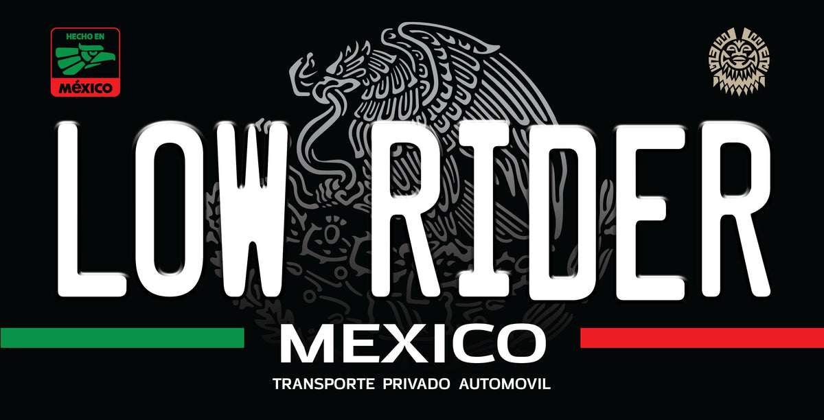 Mexico State Novelty License Plate – 12" × 6" Aluminum