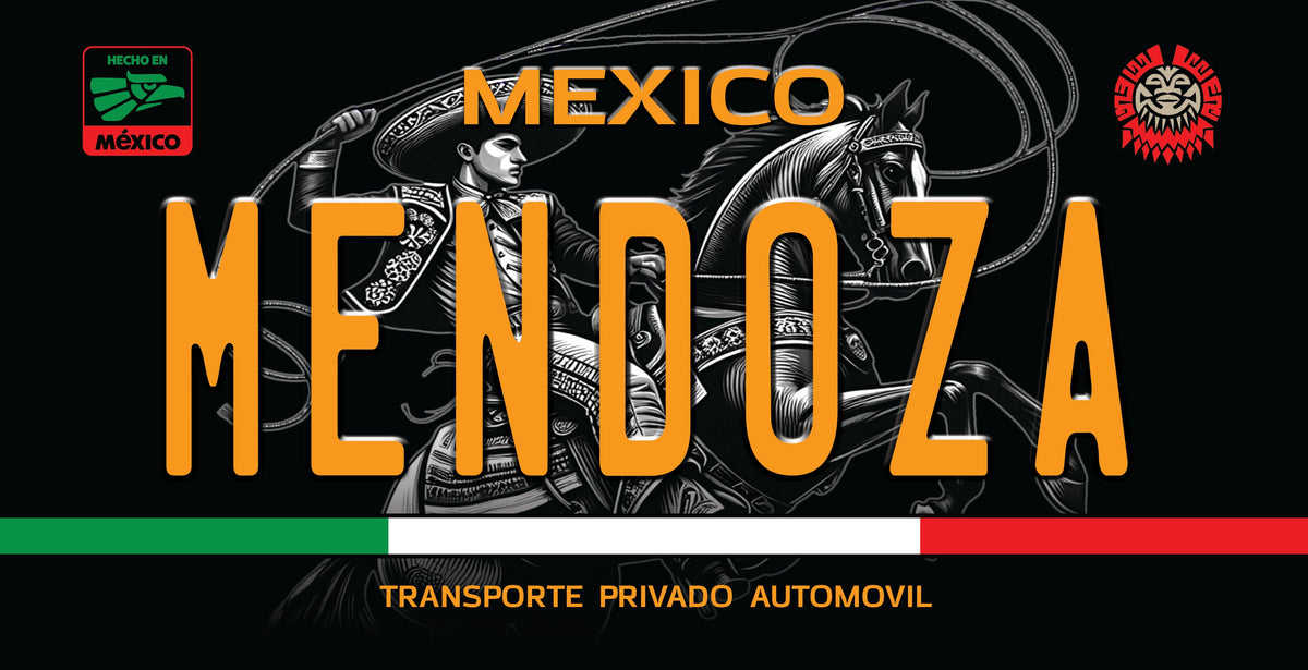 Mendoza Last Name Plate by iLowRide