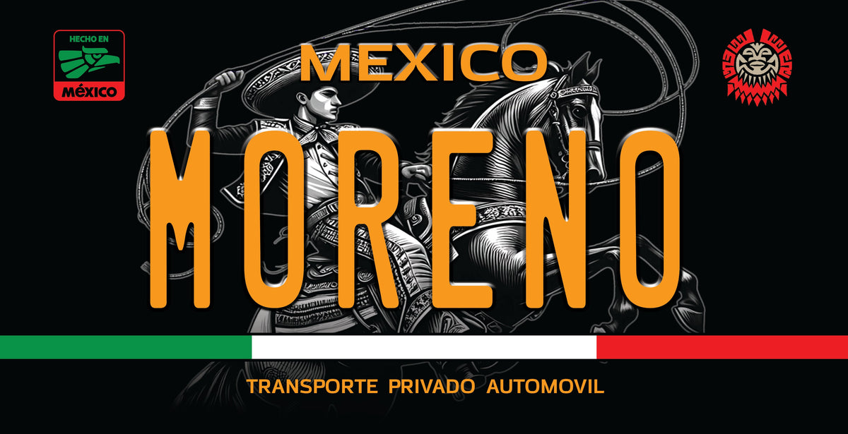 Moreno Last Name Plate by iLowRide