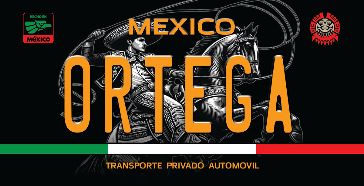 Ortega Last Name Plate by iLowRide