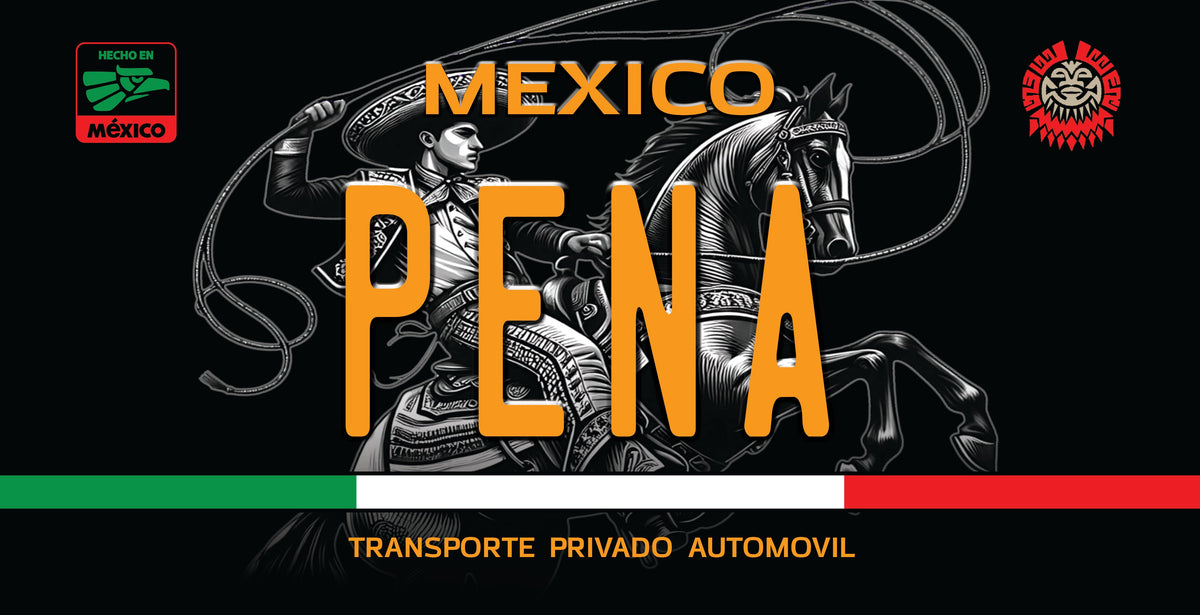 Pena Last Name Plate by iLowRide